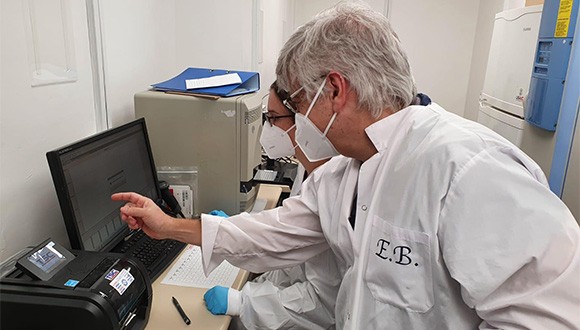 Donated Equipment Aids in Urgent Coronavirus Research 