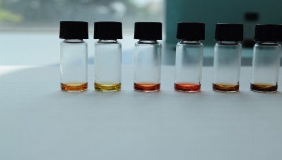 Pigments Supernatants. Credit: Dr. Ayala Lampel 