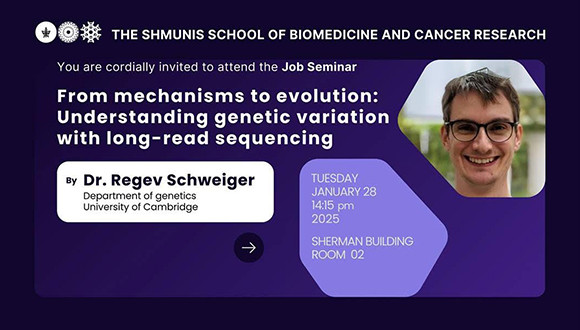 Shmunis Job Seminar - Dr. Regev Schweiger